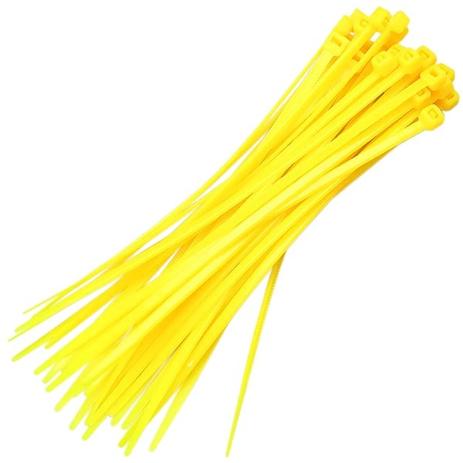 Abraçadeira De Nylon Amarela Enforca Gato 2,5x200 com 500 Unidades - Brasfort Menor preço em Abraçadeira De Nylon Amarela Enforca Gato 2,5x200 com 500 Unidades - Brasfort