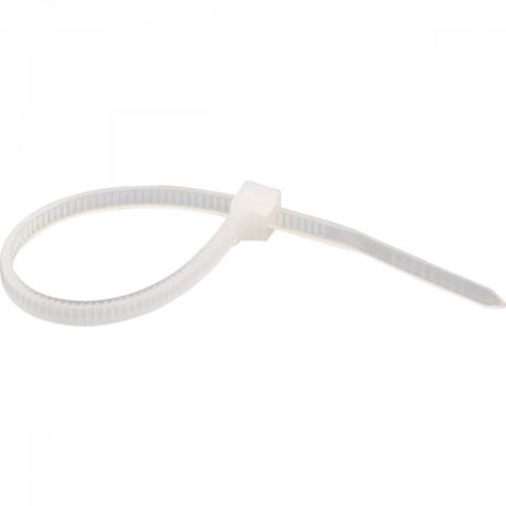 Abraçadeira de nylon branca 100 mm x 25 mm Vonder Branco Menor preço em Abraçadeira de nylon branca 100 mm x 25 mm Vonder Branco