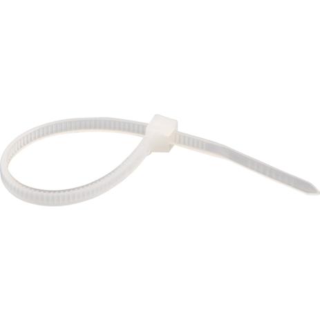 Abraçadeira de nylon branca 2,5 mm x 20 cm com 100 peças - Vonder Menor preço em Abraçadeira de nylon branca 2,5 mm x 20 cm com 100 peças - Vonder