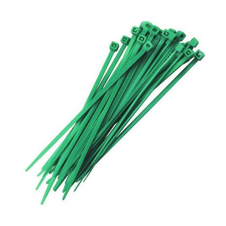 Abraçadeira de Nylon Verde 2,5x100mm G20 Menor preço em Abraçadeira de Nylon Verde 2,5x100mm G20