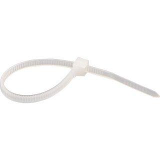 Abraçadeira nylon branca 100mm x 2,5mm c/ 20 un VONDER Menor preço em Abraçadeira nylon branca 100mm x 2,5mm c/ 20 un VONDER