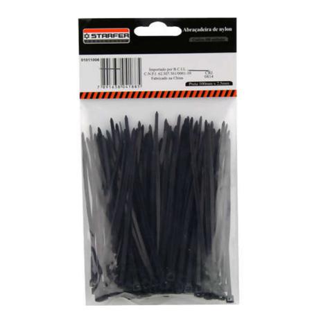 Abraçadeira Nylon Preta 100 X 2,5 Starfer Com 1000 Un. Menor preço em Abraçadeira Nylon Preta 100 X 2,5 Starfer Com 1000 Un.