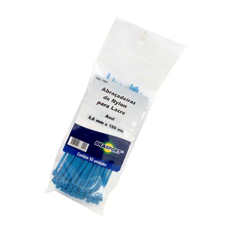 Abraçadeiras De Nylon Para Lacre Azul 3,6mm X 150mm - Brasfort Menor preço em Abraçadeiras De Nylon Para Lacre Azul 3,6mm X 150mm - Brasfort