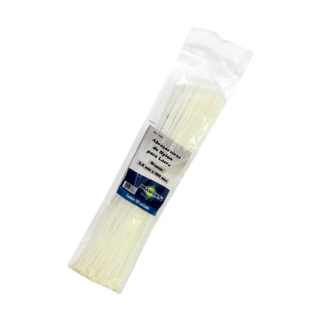 Abraçadeiras De Nylon Para Lacre Brancas 3,6mm X 400mm - Brasfort Menor preço em Abraçadeiras De Nylon Para Lacre Brancas 3,6mm X 400mm - Brasfort