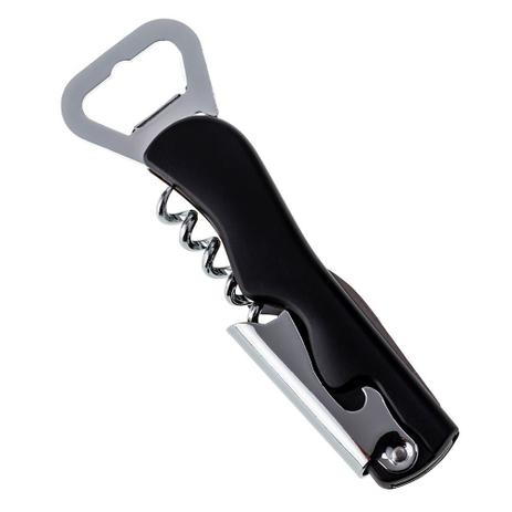 Abridor de garrafas e saca rolhas Garçom Preto cod. 6240 Weck Menor preço em Abridor de garrafas e saca rolhas Garçom Preto cod. 6240 Weck