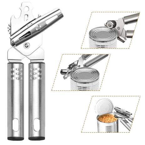 Abridor De Latas Manivela Profissional Inox Sem Rebarbas - Mimo Style Menor preço em Abridor De Latas Manivela Profissional Inox Sem Rebarbas - Mimo Style