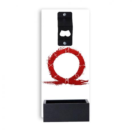 Abridor de Parede God Of War Logo 1 - Artgeek é boa?