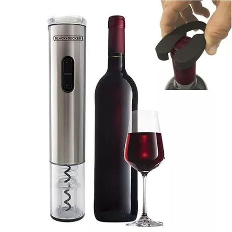 Abridor De Vinhos Elétrico Black Decker Inox +cortador Lacre - Black  decker é boa?