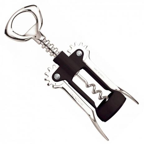 Abridor Saca-Rolhas em Aço Inox com Cabo Preto para Vinhos e Espumantes Maltez Ref. 2310/309 Brinox Menor preço em Abridor Saca-Rolhas em Aço Inox com Cabo Preto para Vinhos e Espumantes Maltez Ref. 2310/309 Brinox