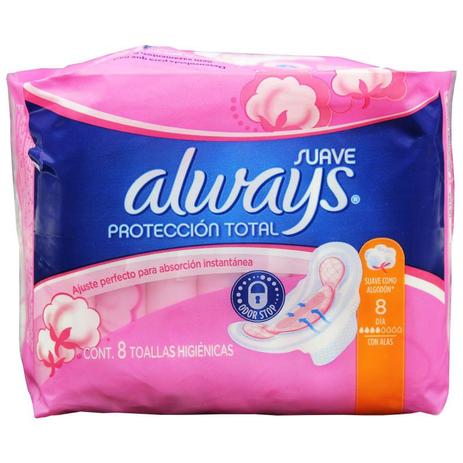 Absorvente Always Pink Dia Cobertura Suave Flexi Abas c/8 Unidades é boa?
