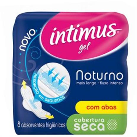 Absorvente com abas intimus gel c/8 noturno seca - Sem marca Menor preço em Absorvente com abas intimus gel c/8 noturno seca - Sem marca
