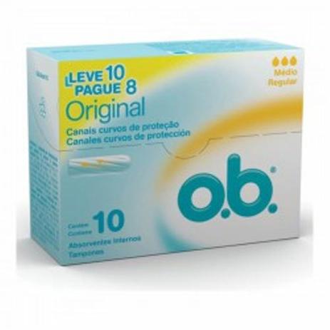 Absorvente Interno O.B. Médio 10 Unidades Johnsons - Johnson johnson Menor preço em Absorvente Interno O.B. Médio 10 Unidades Johnsons - Johnson johnson