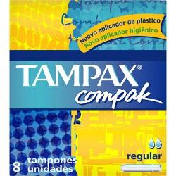 Absorvente Interno Tampax Compak Regular com 8 Unidades Menor preço em Absorvente Interno Tampax Compak Regular com 8 Unidades