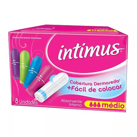 Absorvente intimus interno médio - 8 unidades - Kimberly-clark kenko Menor preço em Absorvente intimus interno médio - 8 unidades - Kimberly-clark kenko