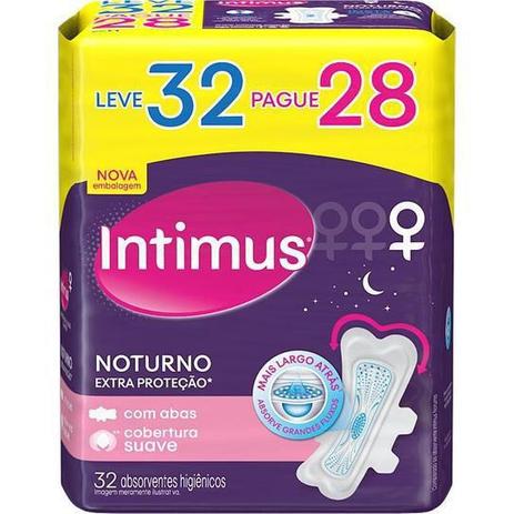 Absorvente Noturno Extra Proteção Cobertura Suave - com abas, leve 32 e pa - Saúdebig é boa?