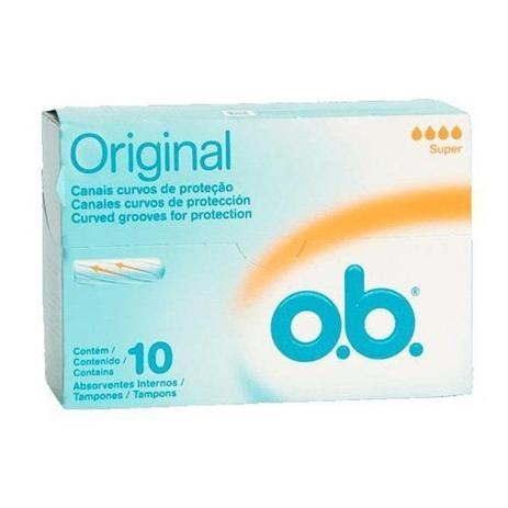 Absorvente Ob Interno Super C/10 - Johnson johnson Menor preço em Absorvente Ob Interno Super C/10 - Johnson johnson