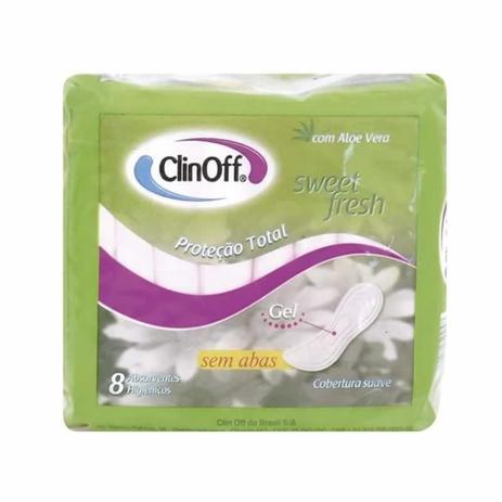 Absorvente Sem Abas Clin Off Pacote Total 8 Unidades Menor preço em Absorvente Sem Abas Clin Off Pacote Total 8 Unidades