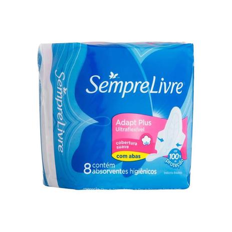 Menor preço em Absorvente Sempre Livre ultrafino Com Abas Com 8 Unidades - Sempre live