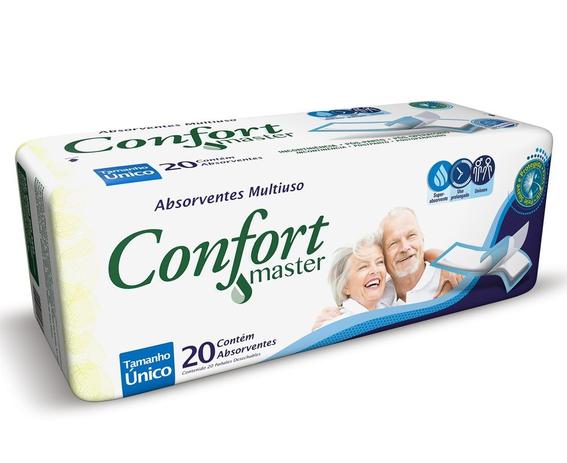 Absorventes Geriátricos  20 unidades - Confort Master - Ccm é boa?