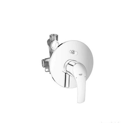 Acabamento e base para monocomando para chuveiro Eurosmart com desviador Grohe Menor preço em Acabamento e base para monocomando para chuveiro Eurosmart com desviador Grohe