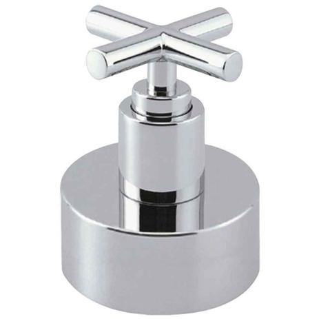 Acabamento para registro de pressão base 3/4” Duna Clássica pequeno cromado Deca Menor preço em Acabamento para registro de pressão base 3/4” Duna Clássica pequeno cromado Deca
