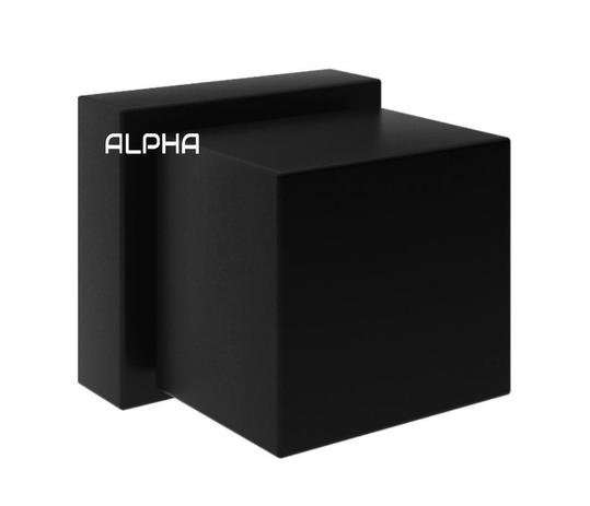 Acabamento Registro Quadrado Volante Preto Metal Padrão Deca - Alpha Hidrometais Menor preço em Acabamento Registro Quadrado Volante Preto Metal Padrão Deca - Alpha Hidrometais