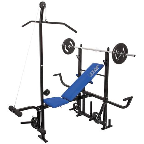 Academia Residencial Top Até 120kg Dobrável 0781 Polimet Menor preço em Academia Residencial Top Até 120kg Dobrável 0781 Polimet