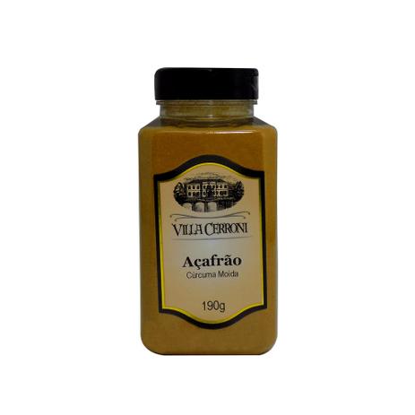 Açafrão (Cúrcuma em Pó) - 190g - Villa cerroni Menor preço em Açafrão (Cúrcuma em Pó) - 190g - Villa cerroni
