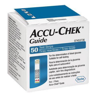 Accu-Chek Guide c/50 Tiras Reactivas - Roche Menor preço em Accu-Chek Guide c/50 Tiras Reactivas - Roche