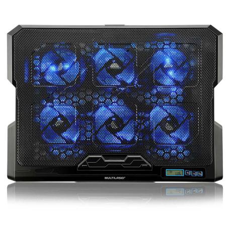 Acessorio Para Notebook Cooler Com 6 Fans Led Azul- Ac282 - Multilaser Menor preço em Acessorio Para Notebook Cooler Com 6 Fans Led Azul- Ac282 - Multilaser