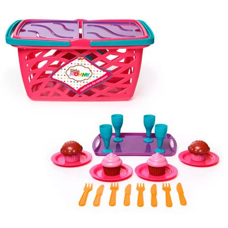 Acessórios de Boneca - Cestinha de Compras - Little Mommy - Fun Menor preço em Acessórios de Boneca - Cestinha de Compras - Little Mommy - Fun