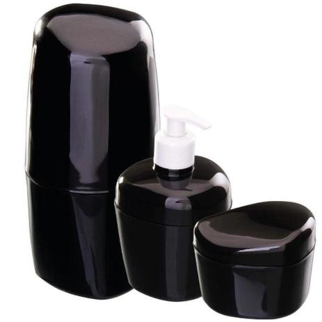 Acessórios para Banheiro Astra KBB1 Preto 03 Peças Menor preço em Acessórios para Banheiro Astra KBB1 Preto 03 Peças