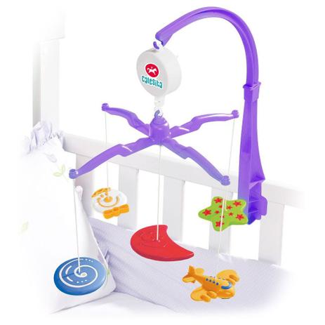 Acessórios Para Berço Mobile Doce Melodia Calesita Lilás Menor preço em Acessórios Para Berço Mobile Doce Melodia Calesita Lilás