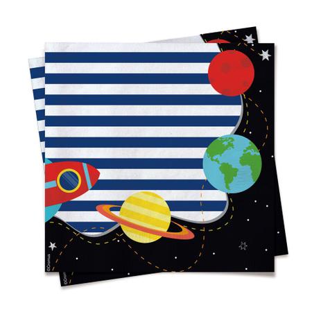 Acessórios para Festa - Pacote de Guardanapos - Astronauta - 20 Un - Cromus Menor preço em Acessórios para Festa - Pacote de Guardanapos - Astronauta - 20 Un - Cromus