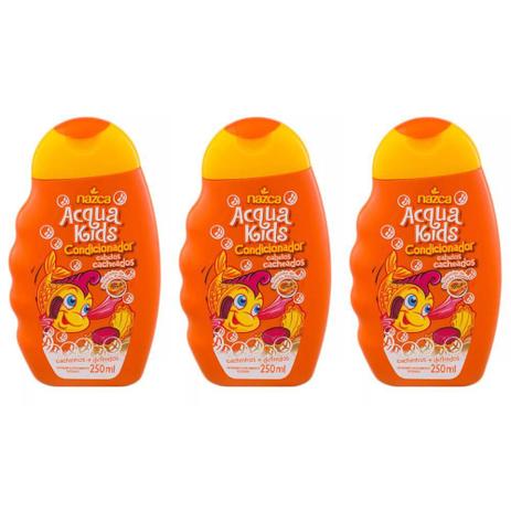 Acqua Kids Cabelos Cacheados Condicionador 250ml (Kit C/03) Menor preço em Acqua Kids Cabelos Cacheados Condicionador 250ml (Kit C/03)