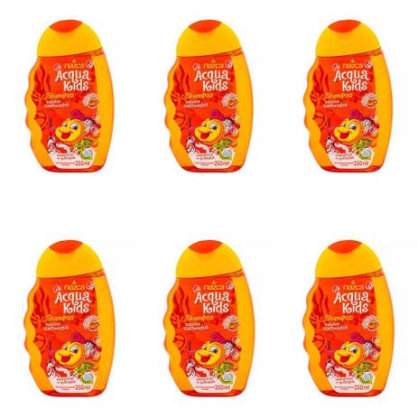 Acqua Kids Cabelos Cacheados Shampoo 250ml (Kit C/06) Menor preço em Acqua Kids Cabelos Cacheados Shampoo 250ml (Kit C/06)