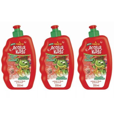 Acqua Kids Lisos E Finos Creme P/ Pentear 250ml (Kit C/03) é boa?
