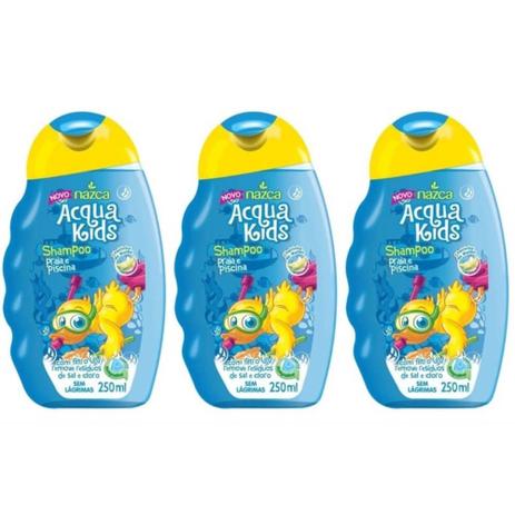 Acqua Kids Praia E Piscina Shampoo 250ml (Kit C/03) Menor preço em Acqua Kids Praia E Piscina Shampoo 250ml (Kit C/03)