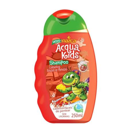 Acqua kids shampoo 250ml lisos e finos - Nazca Menor preço em Acqua kids shampoo 250ml lisos e finos - Nazca
