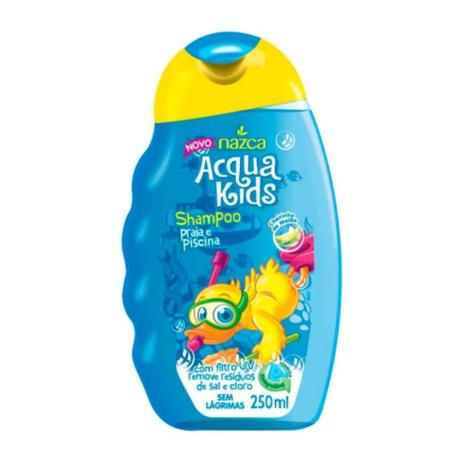 Acqua kids shampoo 250ml praia e piscina - Nazca Menor preço em Acqua kids shampoo 250ml praia e piscina - Nazca