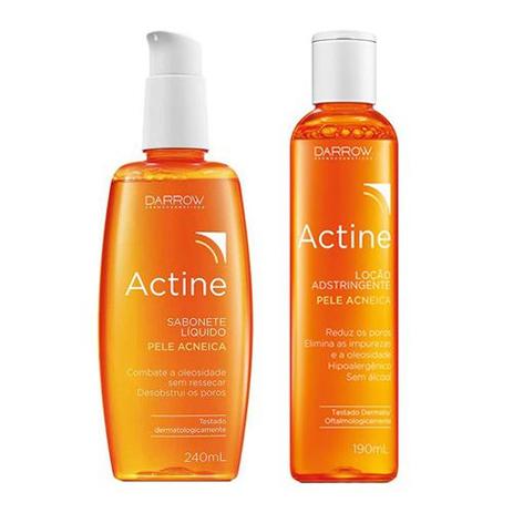 Actine Darrow - Kit Sabonete Líquido 240ml + Loção Adstringente 190ml Menor preço em Actine Darrow - Kit Sabonete Líquido 240ml + Loção Adstringente 190ml