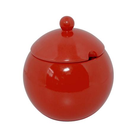 Açucareiro Em Cerâmica 300g Vermelho 152105 Mondoceram Gourmet Menor preço em Açucareiro Em Cerâmica 300g Vermelho 152105 Mondoceram Gourmet