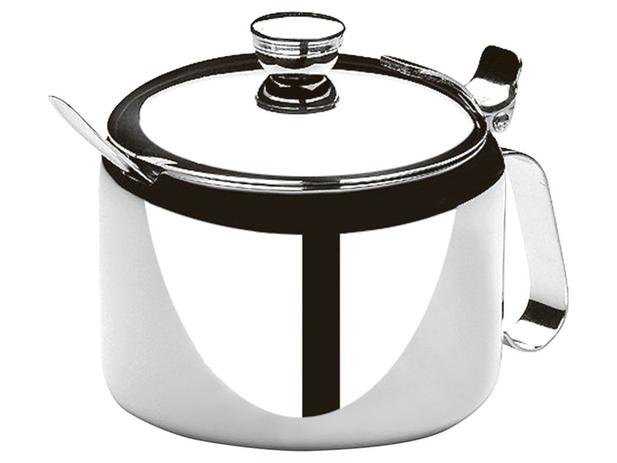Açucareiro Inox Brinox com Colher Átina - 1401/000 Menor preço em Açucareiro Inox Brinox com Colher Átina - 1401/000