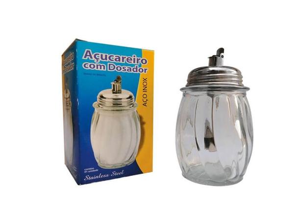 Açucareiro Vidro com Dosador Aço Inox 250 g Bar Globo - GLB 025 Menor preço em Açucareiro Vidro com Dosador Aço Inox 250 g Bar Globo - GLB 025