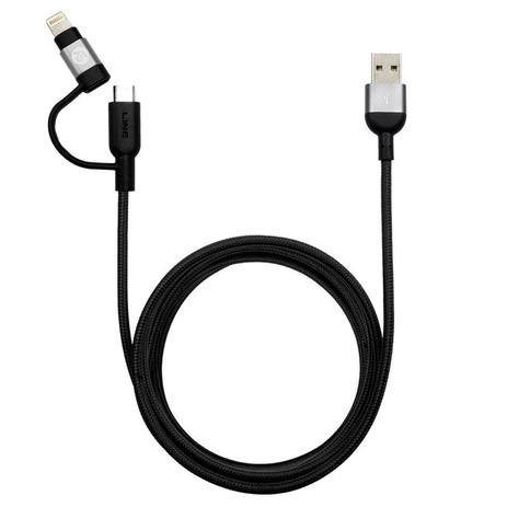 Adam elements cabo duo 120cm iphone/ipad grey Menor preço em Adam elements cabo duo 120cm iphone/ipad grey