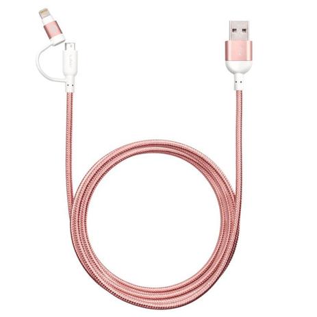 Adam elements cabo duo 120cm iphone/ipad rose gold Menor preço em Adam elements cabo duo 120cm iphone/ipad rose gold