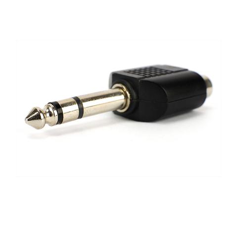 Adaptador 2 RCA Fêmea para P10 Macho - Outras Menor preço em Adaptador 2 RCA Fêmea para P10 Macho - Outras