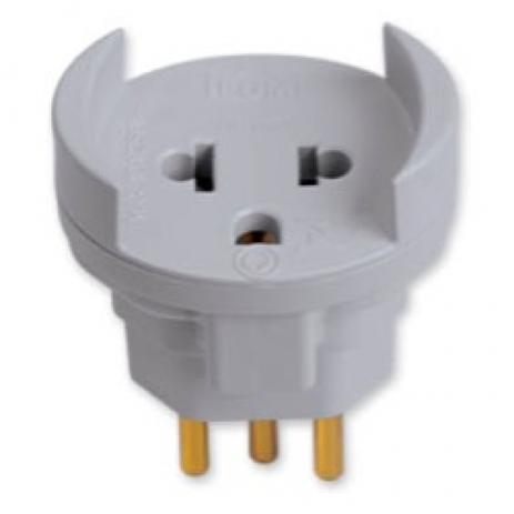 Adaptador 2p+t bipolar branco 10a 250v - Ilumi é boa?