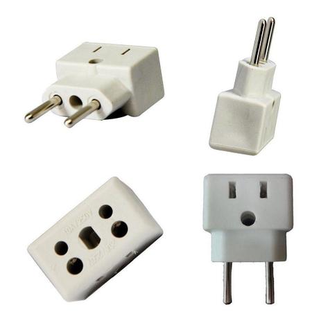 Adaptador Bob Esponja Kit 5 Peças Benjamin 10a/20a Plug - Galviani Menor preço em Adaptador Bob Esponja Kit 5 Peças Benjamin 10a/20a Plug - Galviani