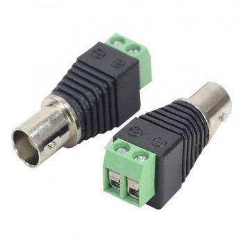 Adaptador Borne Parafuso x BNC Fêmea - Speedlan Menor preço em Adaptador Borne Parafuso x BNC Fêmea - Speedlan